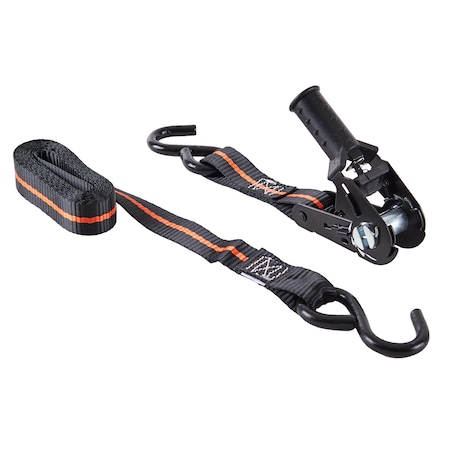 Keeper Tie-Down, 1"X8' Mini Straight Grip, 500lb WLL, 4 Pk 45766